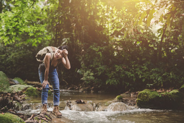 Be a part of nature Enjoy the peace and miracles happens. Travel hiking.