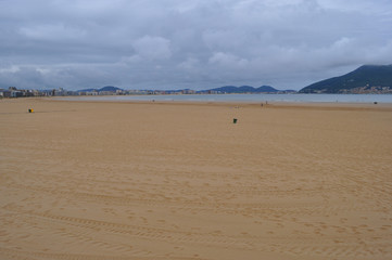 Fototapeta na wymiar Playa de Laredo, Cantabria, España