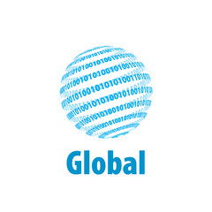 vector logo globe