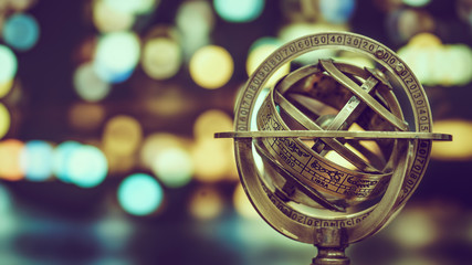 Brass Zodiac Armillary