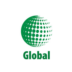 vector logo globe
