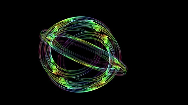 Imagens de fractais coloridas e animadas