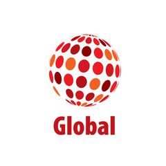 vector logo globe