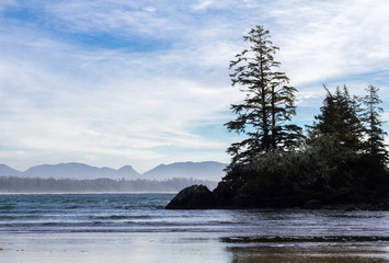 Long Beach Seascape near Tofino, British Columbia.
