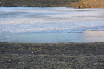 the frozen river