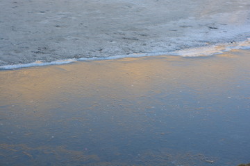 the frozen river