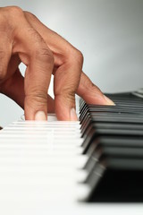 Fototapeta na wymiar piano notes played in harmony