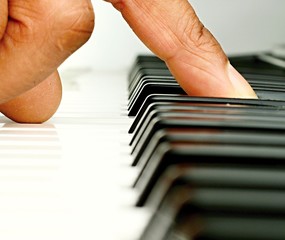 piano notes played in harmony