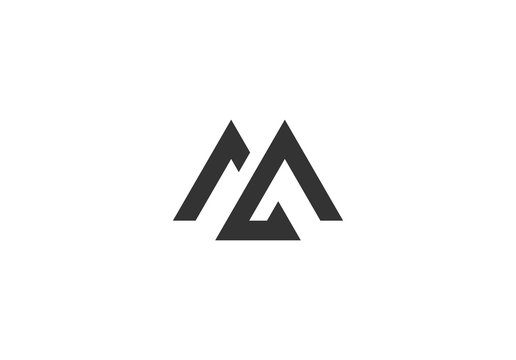 Letter M logo black