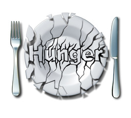 Hunger Concept
