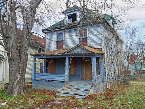 abandoned old house