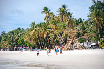 White beach on Boracay island, Philippines