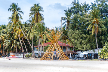 White beach on Boracay island, Philippines