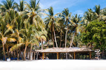 White beach on Boracay island, Philippines