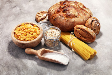 whole grain products with complex carbohydrates