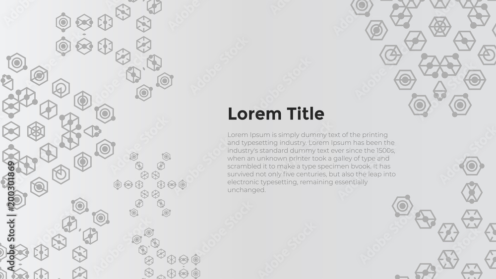 Poster creative geometric background with copy space for template web design. copy space banner. business, 