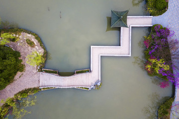 spring of slender west lake in Yangzhou China