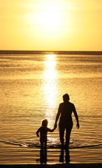 sunset dip