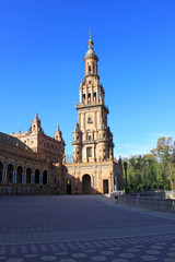 Fototapeta na wymiar Plaza de Espana, Sevilla, Andalusien