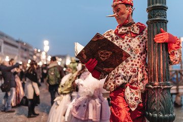 carnival costume in Venice, Italy