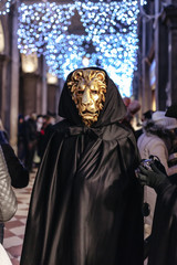 Naklejka premium carnival costume in Venice, Italy
