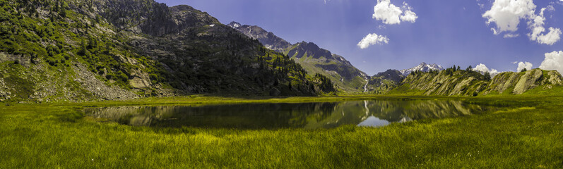 lake on high mountain