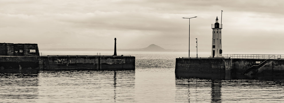 Anstruther harbour and lighthouse, Fife