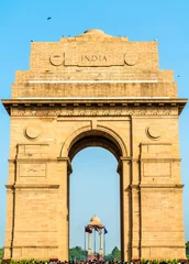 Keuken spatwand met foto The India Gate, a war memorial in New Delhi, India © Leonid Andronov