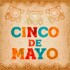 Cinco de mayo mexican holiday quote greeting card