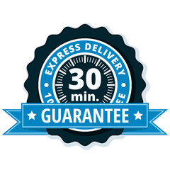 30 minutes Express Delivery illustration