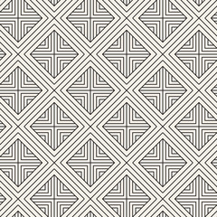 Vector seamless pattern. Modern stylish abstract texture. Repeating geometric tiles