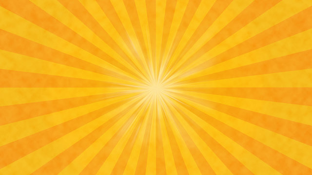 Sun rays sunburst orange yellow grunge background