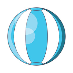 pool ball icon over white background, colorful design.  vector illustration