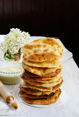 napoleon cake layers and cream