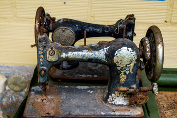 vieja maquina de coser