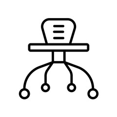 table icon isolated on white background