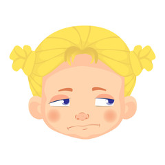 Caucasian girl character