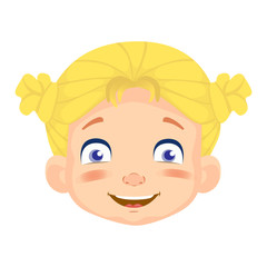 Caucasian girl character