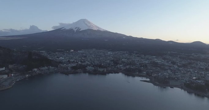 Mount Fuji aerial view 3
