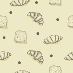 pattern bread drawing graphic background objects