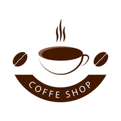 Coffee Shop Vector Template Design Illustration