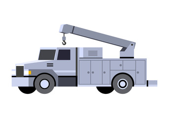 Service truck vehicle icon