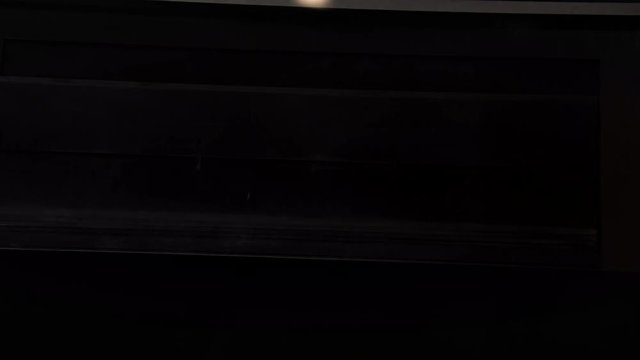 Japanese metro train Time Table Train Schedule rotating in Narita airport Tokyo, a host city of 2020 Olympics