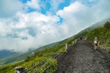 真夏の富士山五合目