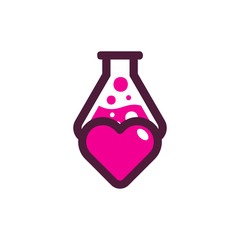 Lab Love Logo Icon Design