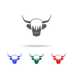 Red Yak icon. Elements of United Kingdom multi colored icons. Premium quality graphic design icon. Simple icon for websites, web design, mobile app, info graphics