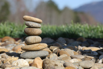 rocks stacked up
