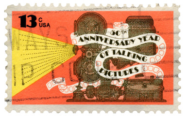 Talking Pictures Motion Pictures Stamp