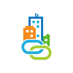 Connect Town Logo Icon Design