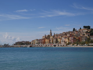 Obraz premium ville de Menton France alpes maritimes